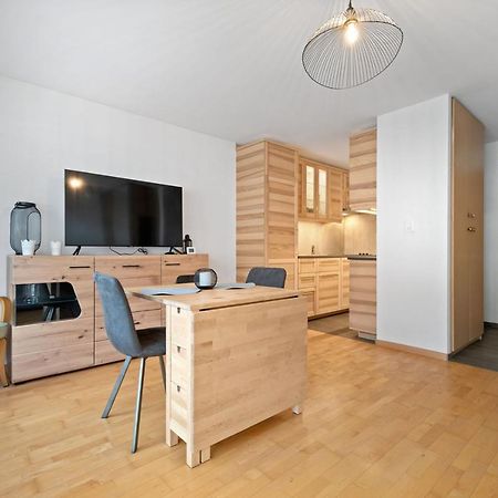 Charmant Studio Renove Situe Dans Les Bains D'Ovronnaz, Immeuble Les Sources エクステリア 写真