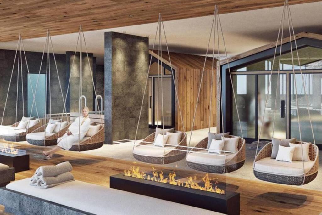 Charmant Studio Renove Situe Dans Les Bains D'Ovronnaz, Immeuble Les Sources エクステリア 写真