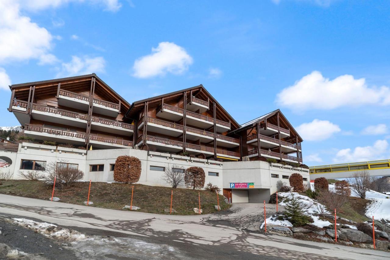 Charmant Studio Renove Situe Dans Les Bains D'Ovronnaz, Immeuble Les Sources エクステリア 写真