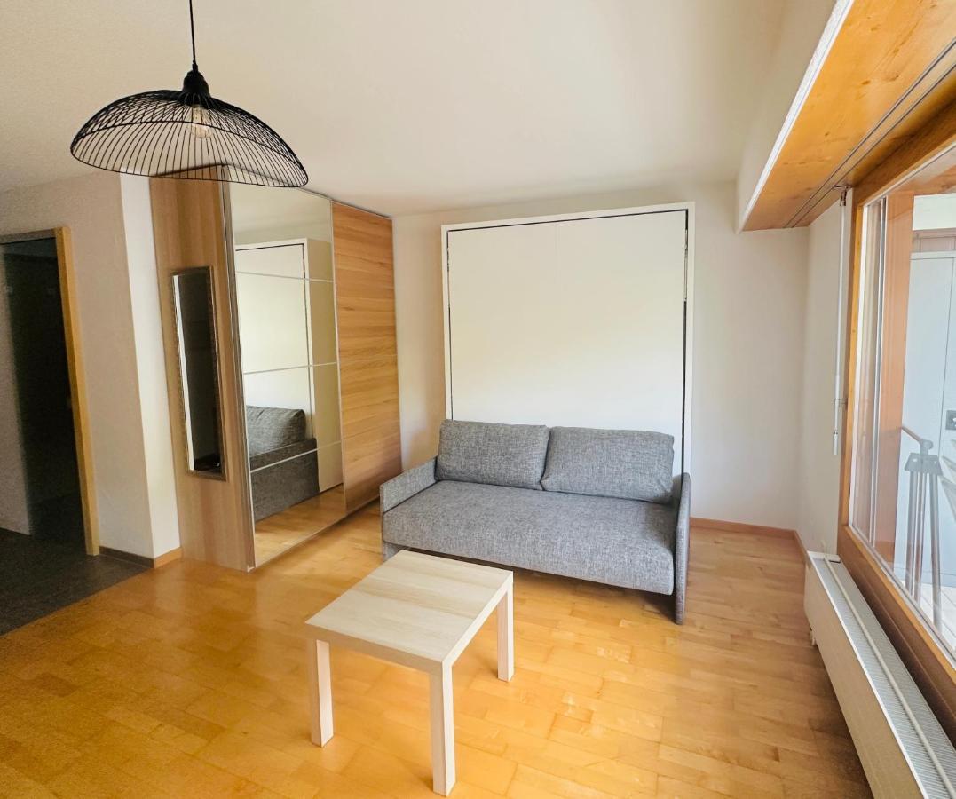 Charmant Studio Renove Situe Dans Les Bains D'Ovronnaz, Immeuble Les Sources エクステリア 写真